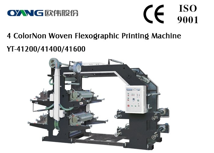 Ce-goedkeuring vier van de machineflexo van de kleuren flexographic druk de Drukmachine