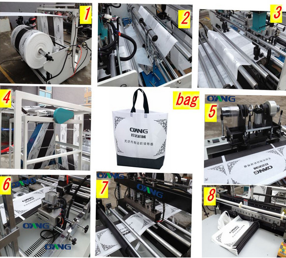 LCD ultrasone pp niet-geweven doekhandvat/drager/ritssluitingszak productiemachine