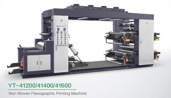 Hoge snelheid 4 Machine van de Kleuren Flexographic Druk voor Document Printer/Etiketprinter